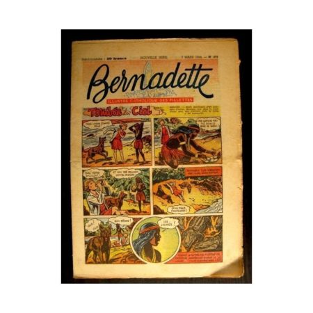 BERNADETTE n°379 (1954) TOMBEE DU CIEL (Miette et Totoche)