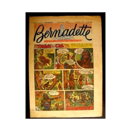 BERNADETTE n°380 (1954) TOMBEE DU CIEL (Miette et Totoche)