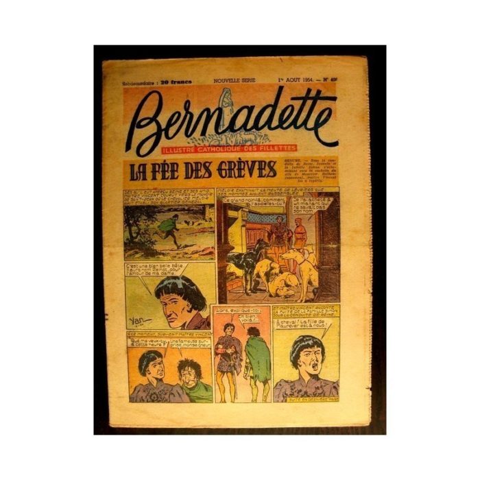 BERNADETTE n°400 (1954) LA FEE DES GREVES (Miette et Totoche)