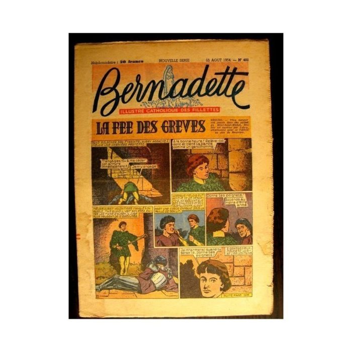 BERNADETTE n°402 (1954) LA FEE DES GREVES (Miette et Totoche)