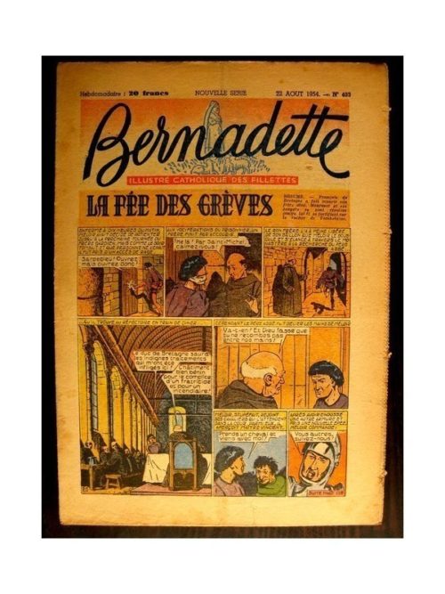 BERNADETTE  n°403 (1954) LA FEE DES GREVES (Miette et Totoche)