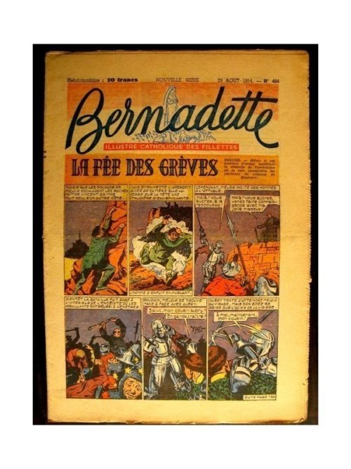 BERNADETTE  n°404 (1954) LA FEE DES GREVES (Miette et Totoche)