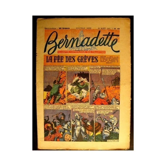 BERNADETTE n°404 (1954) LA FEE DES GREVES (Miette et Totoche)