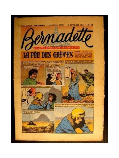 BERNADETTE  n°405 (1954) LA FEE DES GREVES (Miette et Totoche)