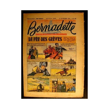 BERNADETTE n°407 (1954) LA FEE DES GREVES (Miette et Totoche)