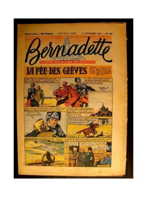 BERNADETTE  n°407 (1954) LA FEE DES GREVES (Miette et Totoche)