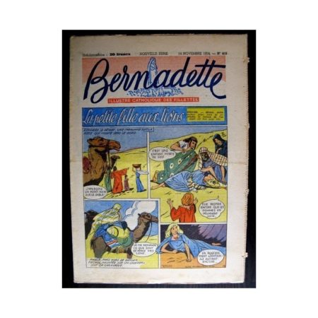 BERNADETTE n°415 (1954) LA PETITE FILLE AUX LIONS (Miette et Totoche)