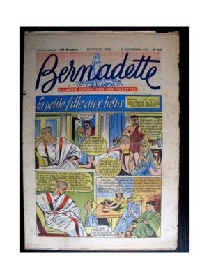 BERNADETTE  n°416 (1954) LA PETITE FILLE AUX LIONS (Miette et Totoche)