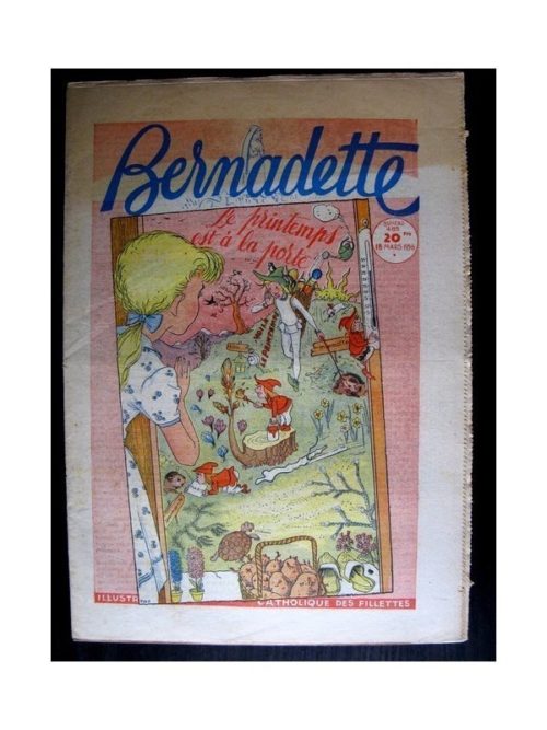 BERNADETTE  n°485 (1956) LUCETTE CHEZ LES ELEPHANTS