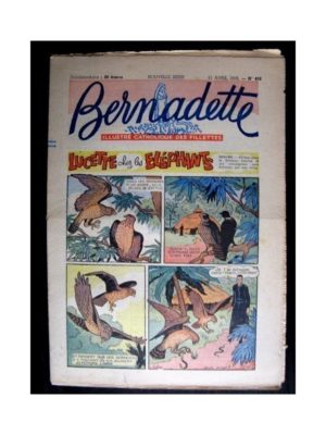 BERNADETTE  n°489 (1956) LUCETTE CHEZ LES ELEPHANTS