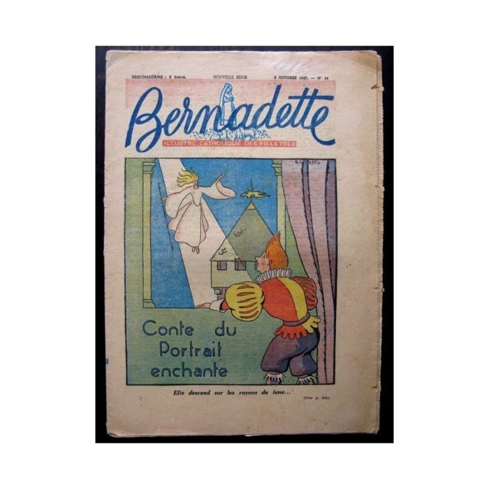 BERNADETTE n°44 (5 octobre 1947) CONTE DU PORTRAIT ENCHANTE