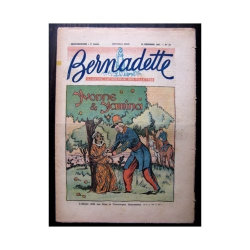 BERNADETTE N°54 (14 décembre 1947) YVONNE ET YAMINA / RAYMOND MORITZ