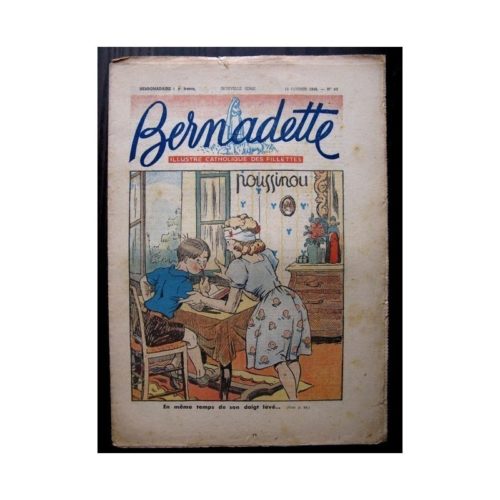 BERNADETTE  n°63 (15 FEVRIER 1948) POUSSINOU