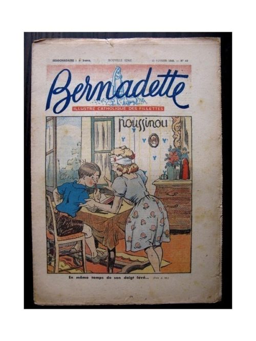 BERNADETTE  n°63 (15 FEVRIER 1948) POUSSINOU