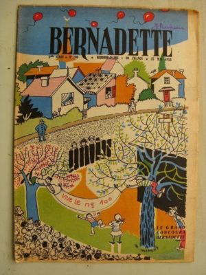 BERNADETTE N°100 (25 mai 1958) Carrefour des 3 chênes (J. Janvier) Lilioute (Manon Iessel) Tekakwitha (Janine Lay)