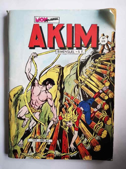 AKIM N°579 – L’Homme traqué – Editions Mon Journal 1983