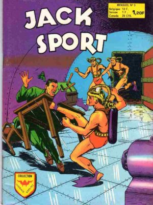 Jack Sport n°3 Le repaire de corail (Aredit 1975)