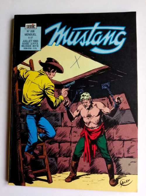 MUSTANG N°208 – TEX WILLER (Quartier chinois – 4e partie) SEMIC 1993