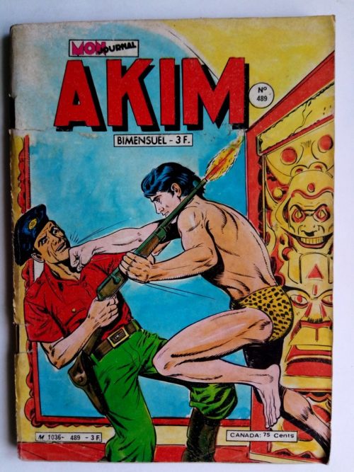 AKIM N°489 Le temple souterrain (MON JOURNAL 1979)