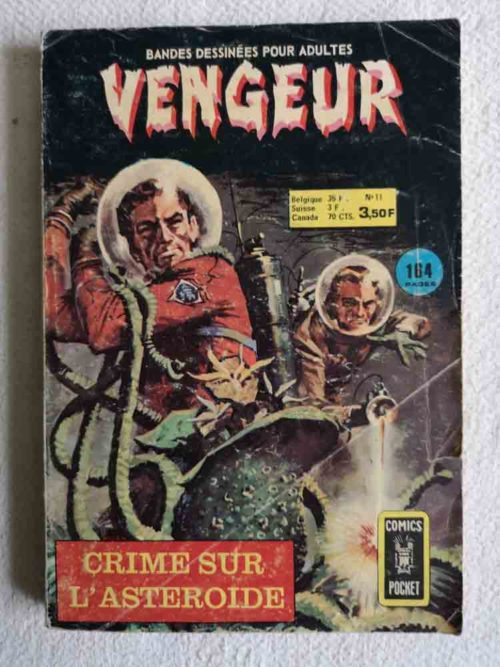 VENGEUR (2e série) n°11 Crime sur l’astéroïde  – AREDIT (Comics Pocket) 1974