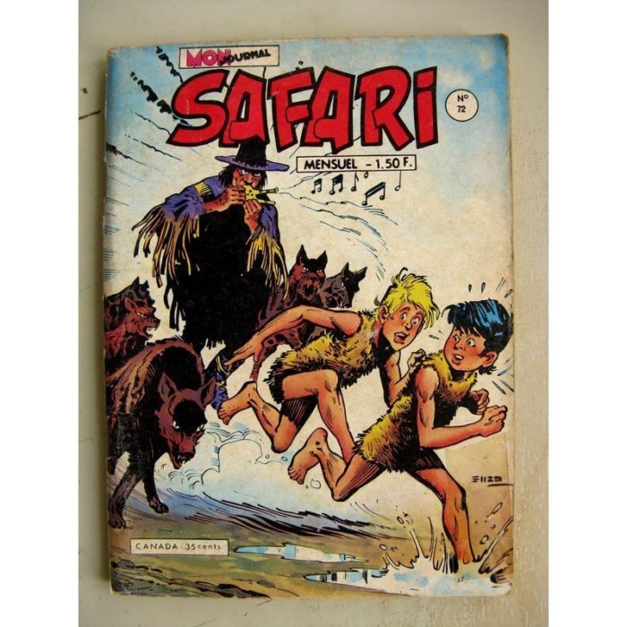 SAFARI N° 72 Katanga Joe - Le Trou des cent démons (Mon Journal 1973)