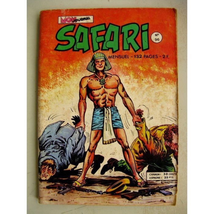 SAFARI N° 96 Katanga Joe - Le Super Flair d'Oscar - Kid Pharaon - Les ténèbres (Mon Journal 1975)