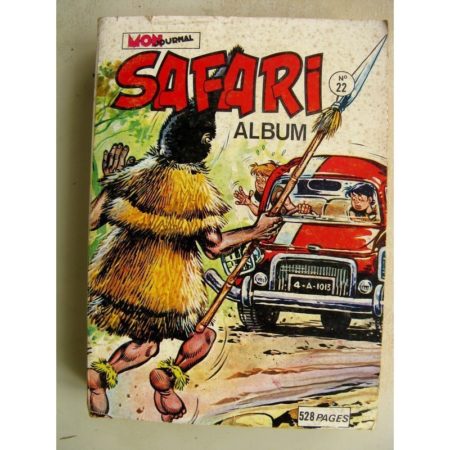 SAFARI ALBUM N°22 ( n°85,86,87,88) Katanga Joe - Captain Vir de Bor - Jungle Jack - Klip et Klop (Mon Journa 1974)