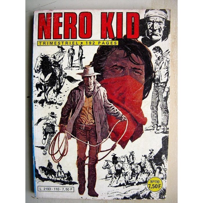 NERO KID N° 110 Mission dangereuse - Les profanateurs - Un homme d'honneur