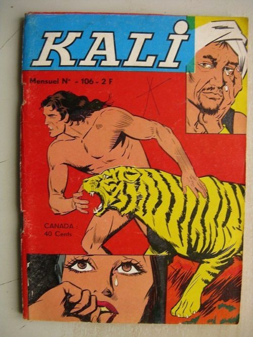 KALI Fils de la jungle N°106 La rançon du chasseur – Jeunesse et Vacances 1975