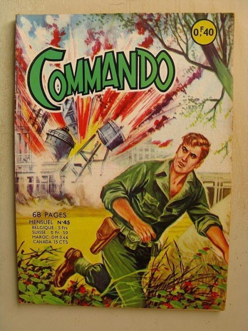 COMMANDO N°45 Le fantôme du tank hanté (Artima 1963)