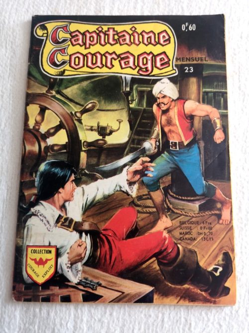 CAPITAINE COURAGE N° 23 Le pirate mystérieux – Aredit 1969