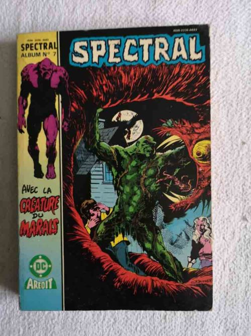 SPECTRAL 3S ALBUM N°7 (n°9-10) Les forces de la nuit – La créature du marais (Aredit Comics Pocket 1986)