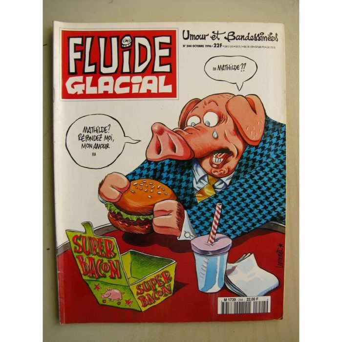 FLUIDE GLACIAL N°344 (octobre 1996) Maëster/Gimenez/Léandri/Blutch/Moerell/Larcenet/Durand