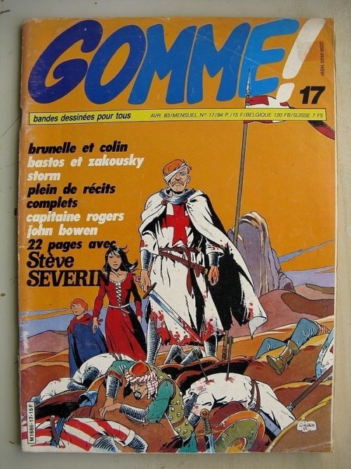 GOMME N°17 Storm – Le rayon nitron (Don Lawrence – Dick Martena) Stève Séverin – la ceinture d’émeraude (Follet – Stoquart)