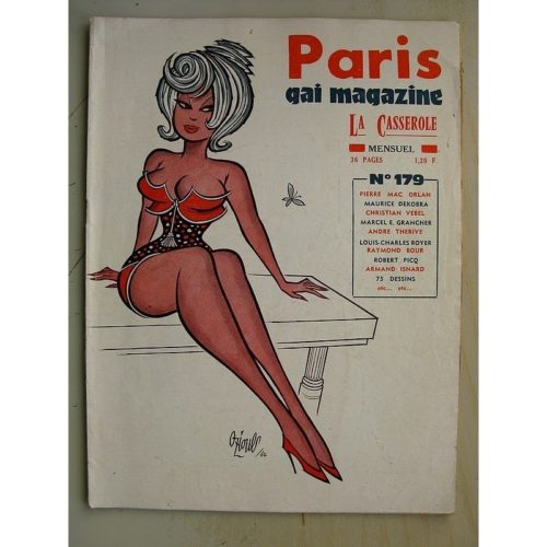 PARIS GAI MAGAZINE N°179 Oziouls – René Callé – Maurice Dekobra – Robert Rocca – Michel Loisel – Georges Courteline
