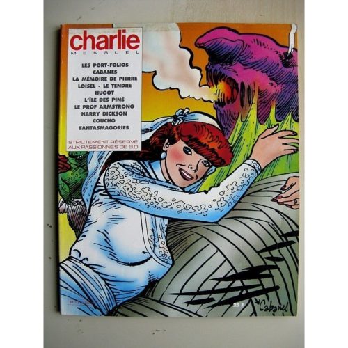 CHARLIE MENSUEL N°38 (1985) Fantasmagories (Horacio Altuna) L’île des pins (Clavé) Dans les villages (Max Cabanes)
