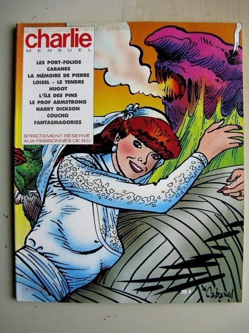 CHARLIE MENSUEL N°38 (1985) Fantasmagories (Horacio Altuna) L’île des pins (Clavé) Dans les villages (Max Cabanes)