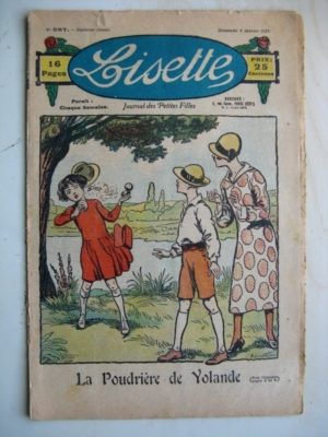 LISETTE N°287 (9 janvier 1927) La poudrière de Yolande (Raymond de la Nézière)
