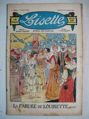 LISETTE N°384 (18 novembre 1928) La parure de Louisette (Louis Maîtrejean) Marrons chauds (Yves Gohanne)
