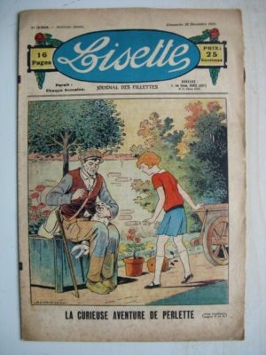 LISETTE N°390 (30 décembre 1928) L’aventure de Perlette (Louis Maîtrejean) Au temps des diligences (Gaël de Saillans)