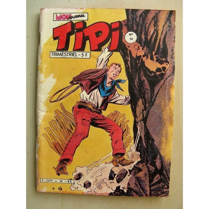 TIPI N°58 PECOS BILL (la maison mauditet) KRIS LE SHERIF (Petit loup) WILLY WEST Mon Journal 1982