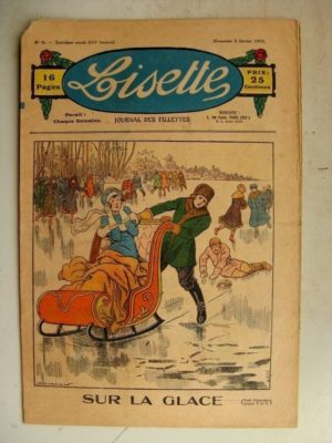LISETTE N°6 (5 février 1933) Sur la glace (Louis Maîtrejean) Les deux poissons chinois (Gervy)