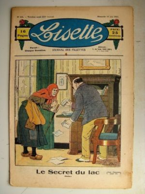 LISETTE N°24 (11 juin 1933) Le secret du lac (Emile Dot) La petite Annie (Darell McClure)