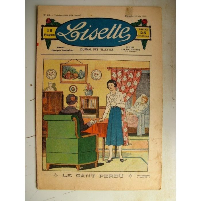 LISETTE n°25 (18 juin 1933) Le domaine du possible (De Vaszary) La petite Annie (Darell McClure)