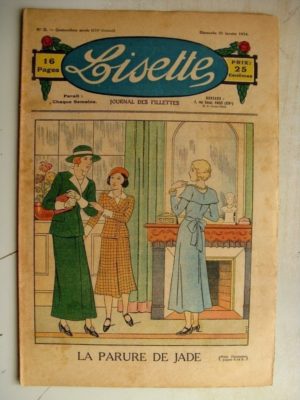 LISETTE N°3 (21 janvier 1934) Poucette et ses soeurs (Georges Bourdini) Poupée Francette (Tablier coquet)