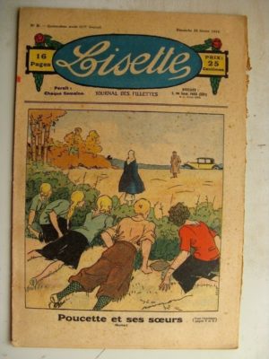 LISETTE N°8 (25 février 1934) Poucette et ses soeurs (Georges Bourdin) Le chagrin de Monique (Emile Vavasseur)