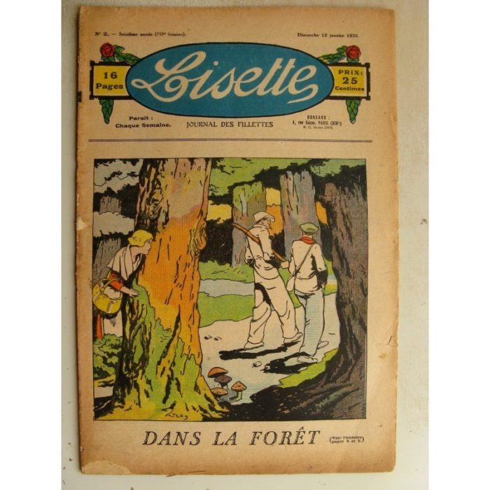 LISETTE n°2 (12 janvier 1936) La forêt (Louis Maîtrejean)