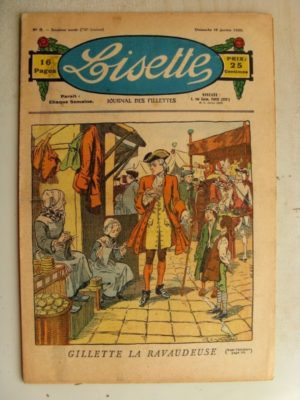 LISETTE N°3 (19 janvier 1936) Gillette la Ravaudeuse (Raymond de la Nézière)