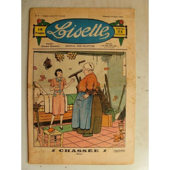 LISETTE n°7 (16 février 1936) Chassée (Le Rallic - André HENRY)