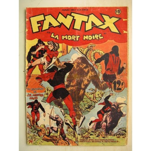 FANTAX N°11 La mort noire (Chott) Editions Pierre Mouchot 1947